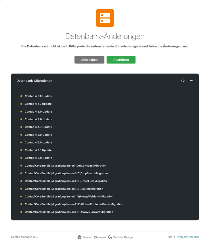 Datenbankmigration
